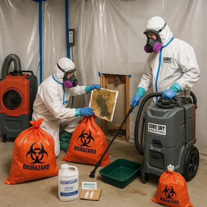 Contaminated Water Handling Protocols process in McCord, OK